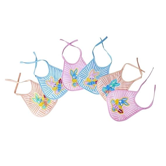 Rabbit Bibs, Set of 6